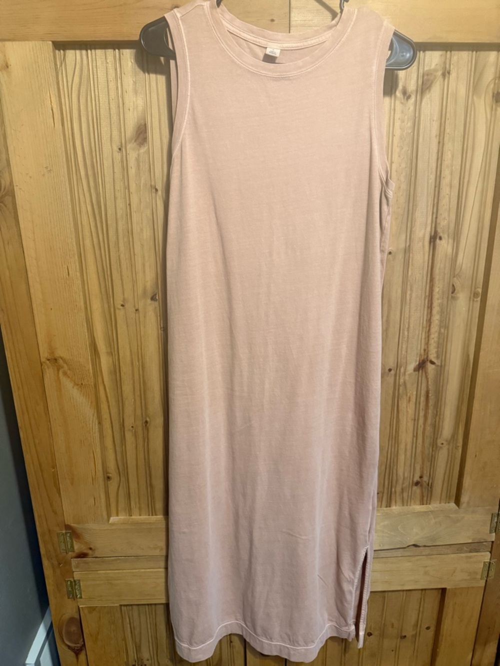 Old Navy Pale Pink Sleeveless Midi Dress